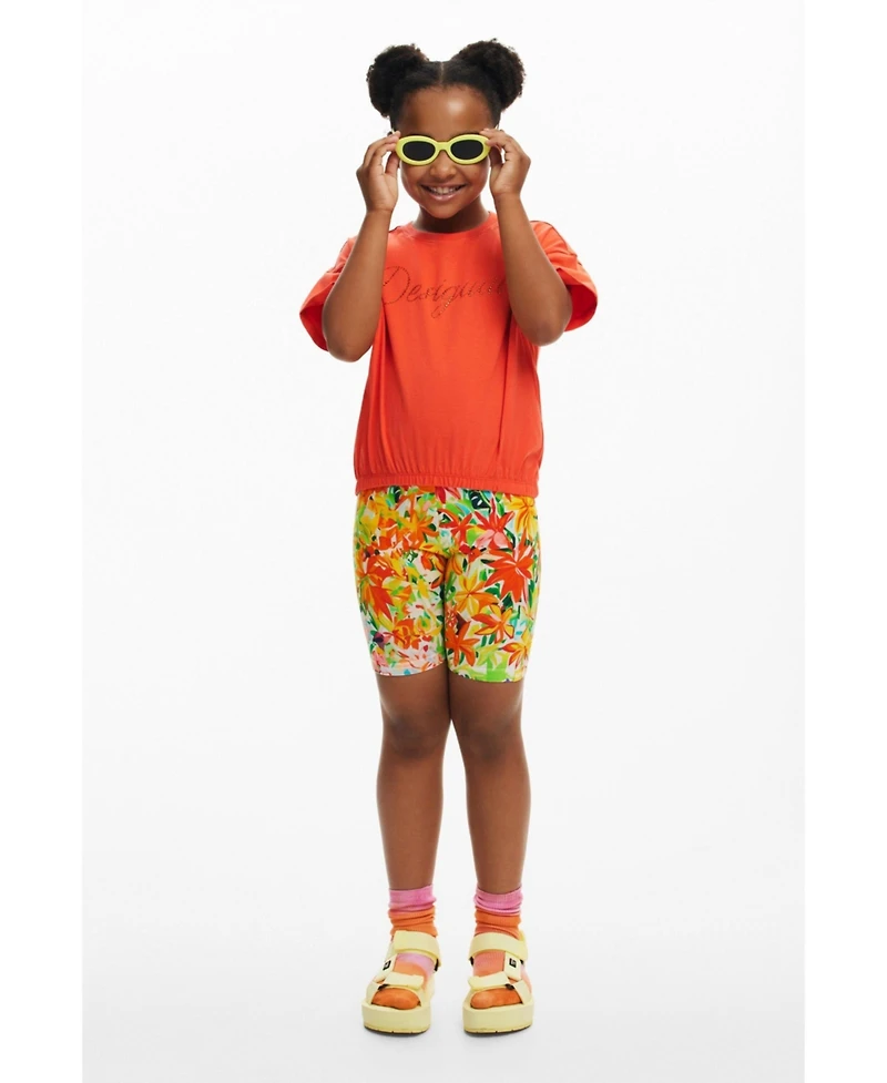 Desigual Girls Girls's t-shirt with strass