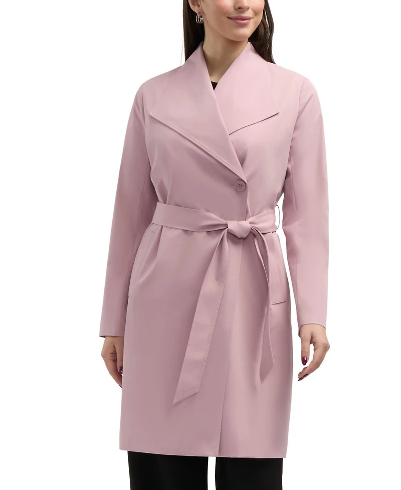 Ellen Tracy Women's Classic Long Trench