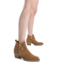 Women's Suede Ankle Booties By Xti
