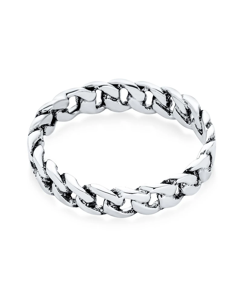 Bling Jewelry Braided Celtic Eternity Band Knot Sterling Silver Ring