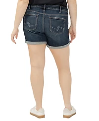 Silver Jeans Co. Plus Elyse Mid Rise Comfort Fit Shorts