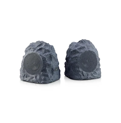 Wireless Outdoor Rechargeable Stereo Rock Speakers Pair