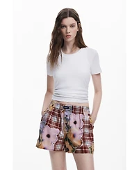 Desigual Women's Collina Strada boxer Bermuda