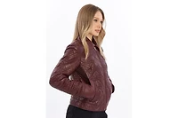 Furniq Uk Women's Leather Jacket