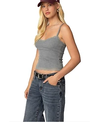 Edikted Women's Mireille Lacey Tank Top