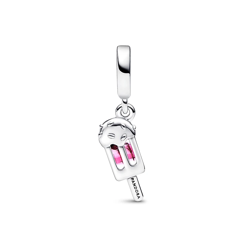 Pandora Cubic Zirconia Sprinkled Popsicle Dangle Charm
