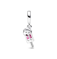 Pandora Cubic Zirconia Sprinkled Popsicle Dangle Charm