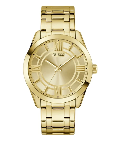 Guess Men's Analog Gold-Tone Stainless Steel Watch