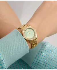 Guess Women's Analog Gold-Tone Steel Watch, 30mm