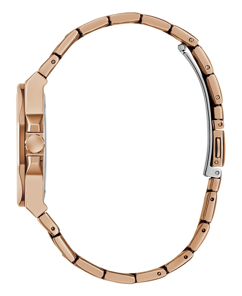 Guess Women's Analog Rose Gold-Tone Stainless Steel Watch, 34mm