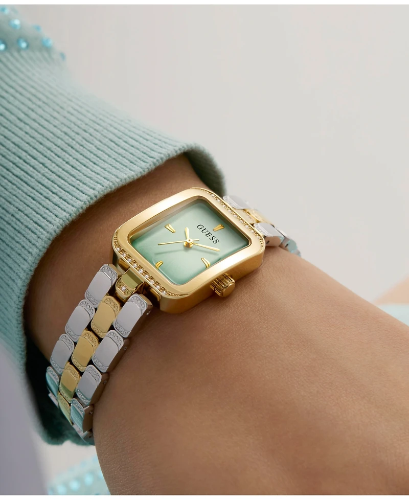 Guess Women's Analog Two-Tone Steel Watch, 22mm