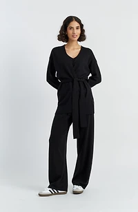 Chinti & Parker Women's Wool Cashmere Blend Belt Wrap Cardigan