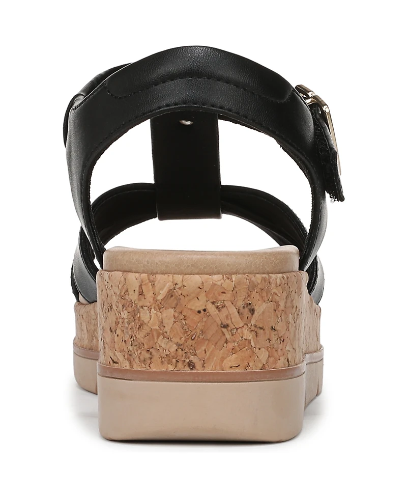 Dr. Scholl's Women's Once Again T-Strap Wedge Sandals