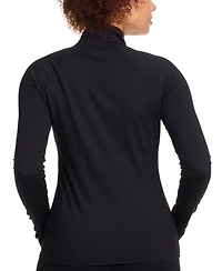 Reebok Women's Id Train Fitted Quarter-Zip Track Jacket