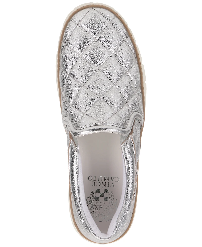 Vince Camuto Women's Romie Quilted Slip-On Platform Sneakers