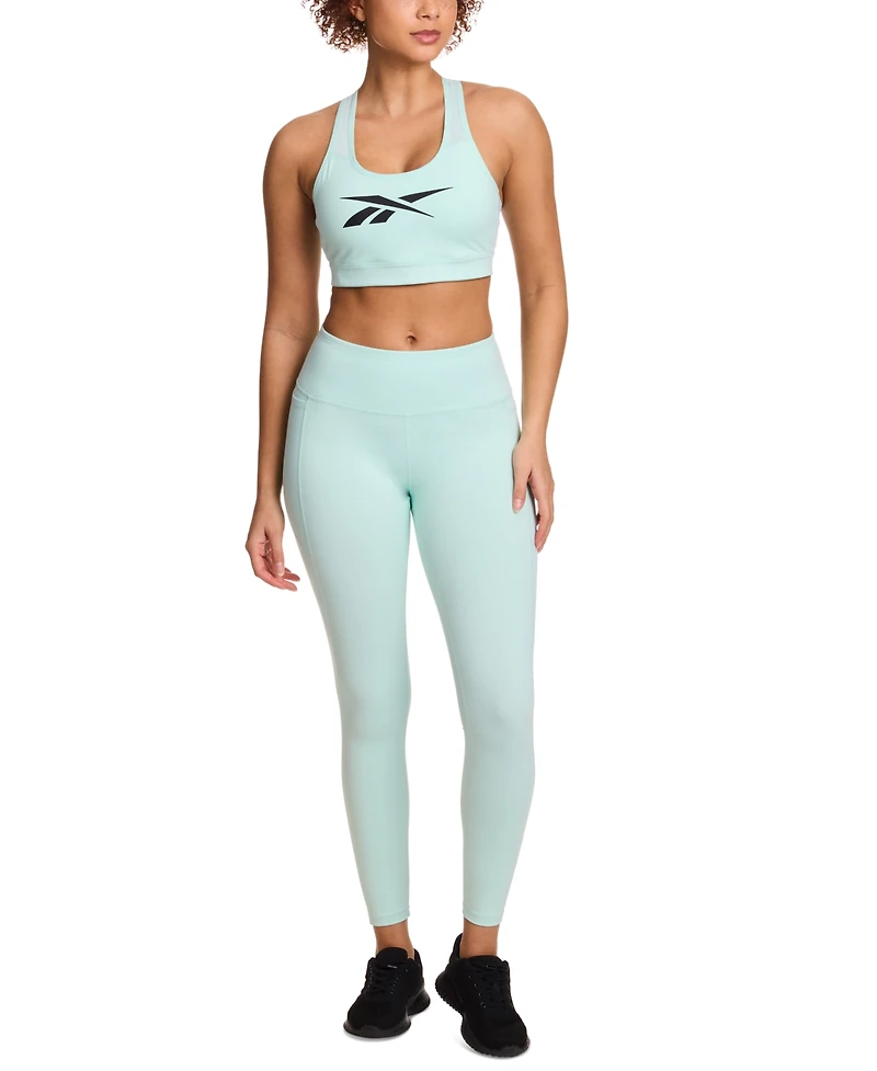 Reebok Women's Lux Vector Racer-Back Sport Bra