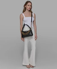 Karl Lagerfeld Paris Nadine Leather Shoulder Bag