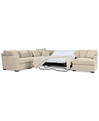 Radley 5-Pc. Fabric Sleeper Sectional Sofa, Created for Macy's