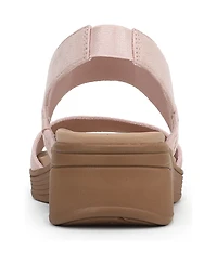 LifeStride Women's Festive Washable Slingback Wedge Sandals