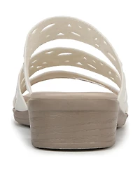 LifeStride Women's Poppy Washable Block Heel Slide Sandals