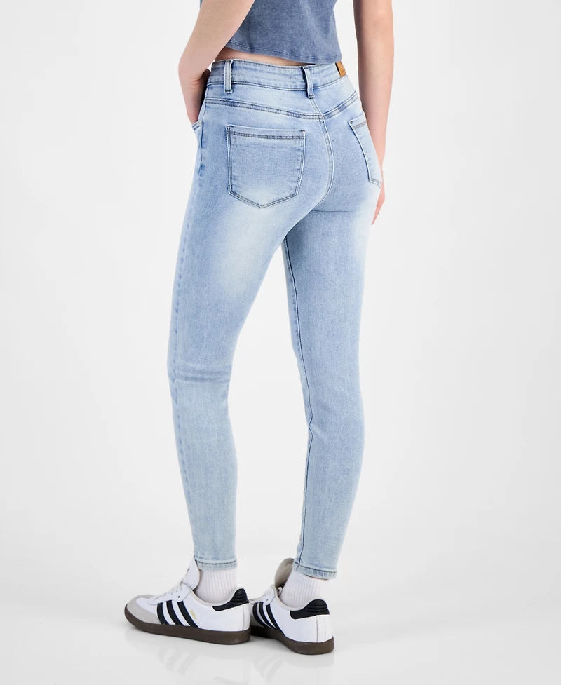Gogo Jeans Juniors' Stretch Curvy Skinny Jeans