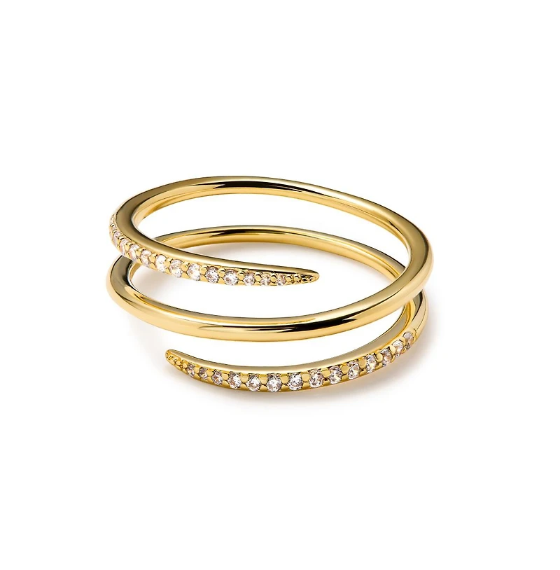 Ana Luisa Claw Ring - Oren Triple