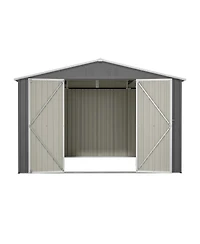 Streamdale 10x10 Metal Storage Shed with Enhanced Frame and Doors
