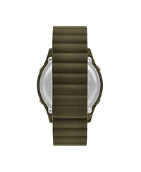 Skechers Men's Rosencrans Digital, Green Polycarbonate Watch