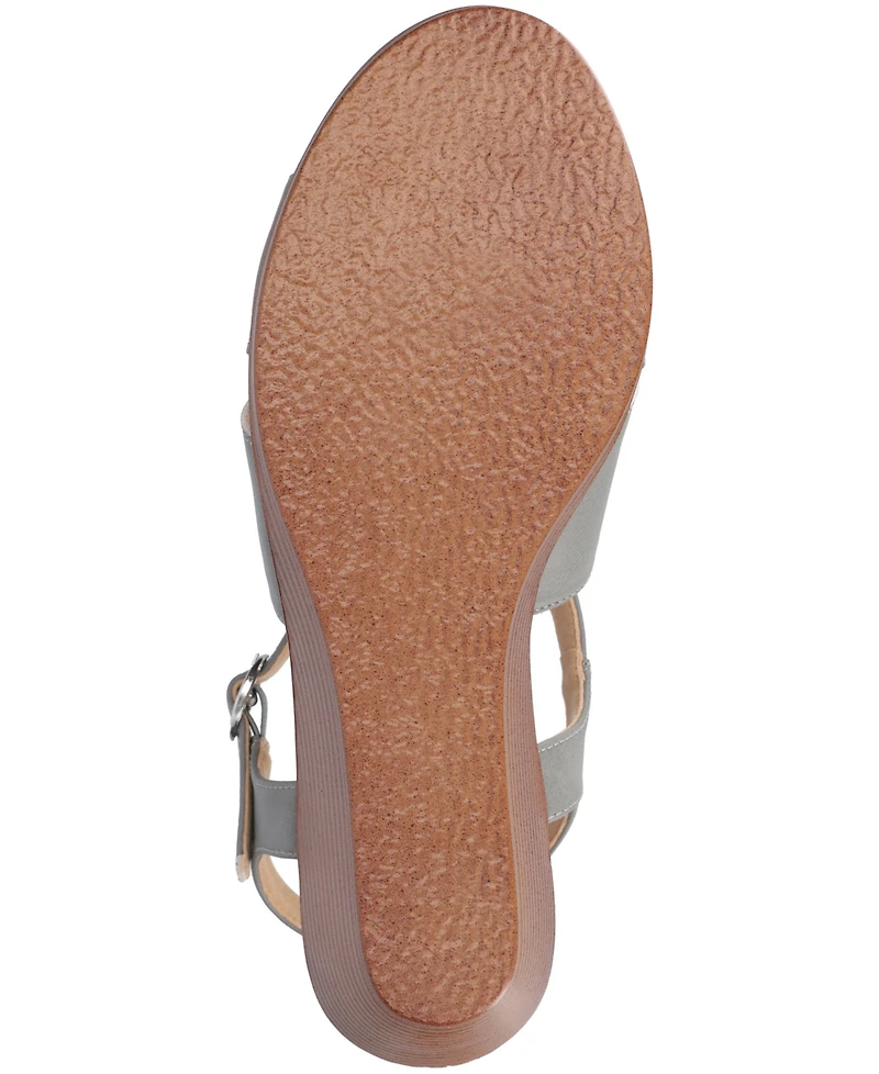 Journee Collection Women's Kedzie2 Strappy Wedge Sandals
