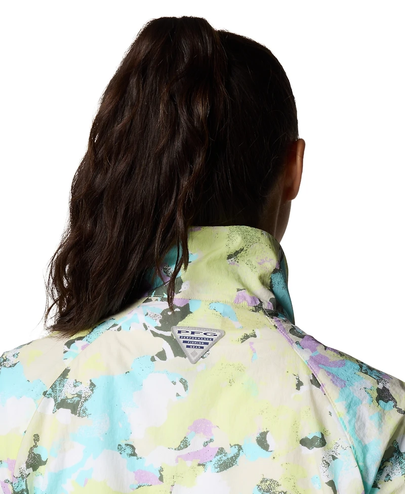 Columbia Women's Pfg Open Water Windbreaker Jacket