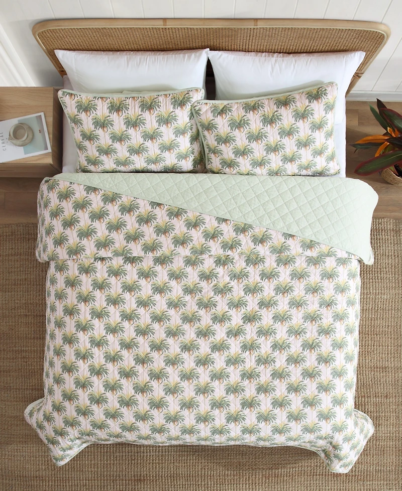 Tommy Bahama Santiago Cotton Reversible -Pc. Quilt Set