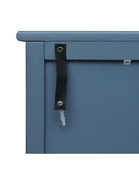 3 Drawer Cabinet Storage Cabinet with Drawers Modern Sideboard Buffet Cabinet Entryway Cabinet for Living Room Dressers Chest of Drawers, Blue