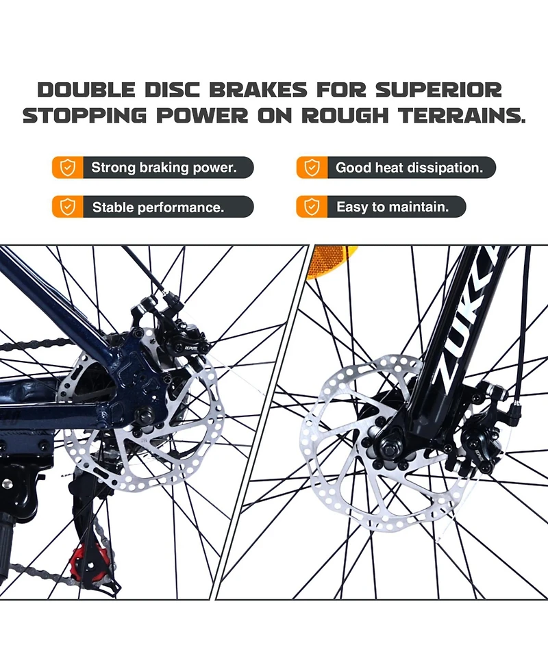 Streamdale 27.5 Inch Wheels 21 Speed Mountain Bike, for Men Women Boys and Girls, Front Suspension,Aluminum Alloy Frame