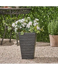 Streamdale Sleek and Sophisticated Tapered Square Planter for Home and Garden