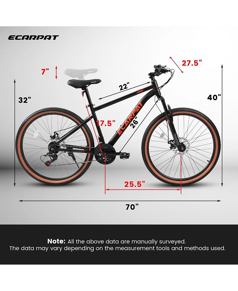 Streamdale 27.5" Mountain Bike with 21-speeds