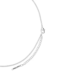 Unwritten Cubic Zirconia Crystal Faith Heart Pendant Necklace