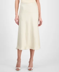 Anne Klein Women's Flared Pull-On Midi Skirt
