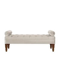 Streamdale Velvet Upholstered Bench for Bedroom and Entryway