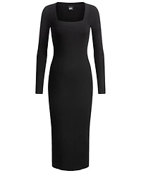 Boss by Hugo Women's Knitted Relaxed-Fit Dress
