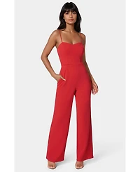 Bebe Women's Sweetheart Jumpsuit