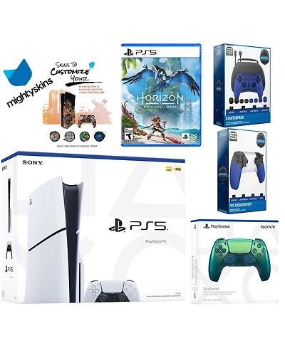 Sony Playstation 5 Slim Disc Bundle with Horizon Forbidden West, Extra