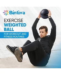 Bintiva Textured Slam Ball Kit - Black - Black