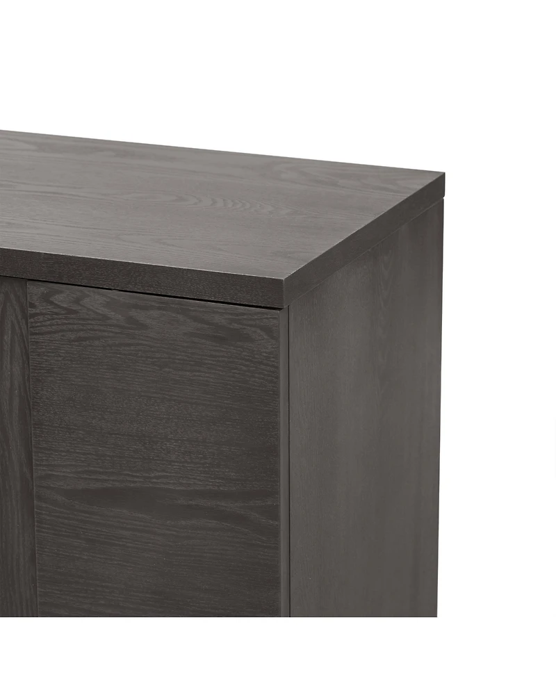 Streamdale Wood Traditional Sideboard with Adjustable Shelves for Kitchen, Dining and Living (Taupe)