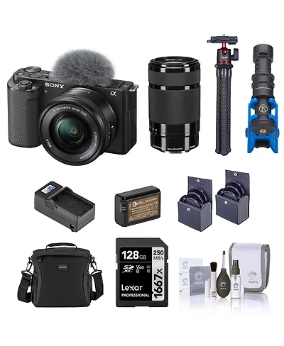 Sony Sony Zv-E10 Mirrorless Vlog Camera with 16-50mm Lens, Black