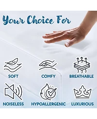 Guardmax Waterproof Fitted Sheet - Queen Size - White
