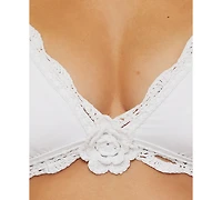 Becca Women's Colette Flower Halter Bikini Top