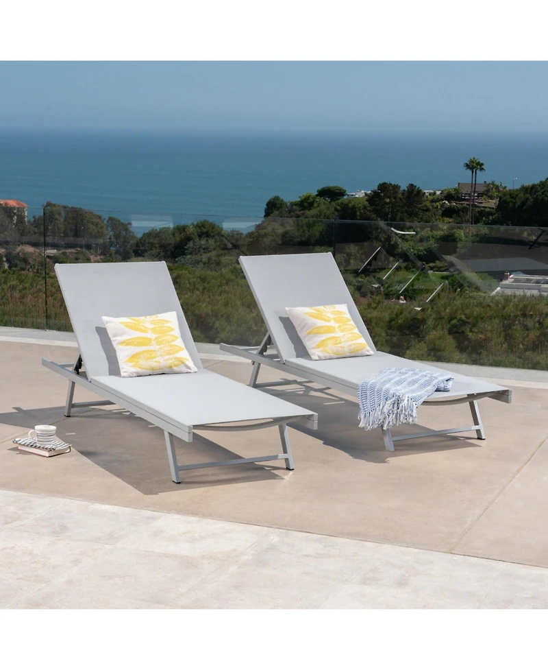 Streamdale Luxurious Chaise Lounge Set for Sunbathing and Poolside Comfort