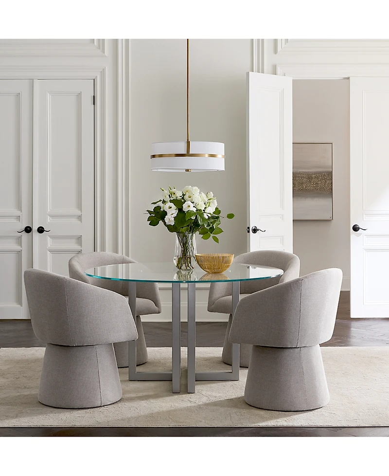 5 Pc. Dining Set (Emila Round Table & 4 Korder Chairs), Created for Macy's