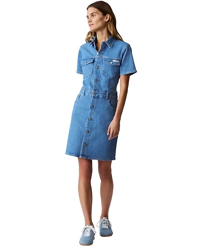 Calvin Klein Jeans Women's Denim Trucker Dress