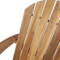 Streamdale Acacia Wood Outdoor Adirondack Loveseat Timeless Style and Comfort